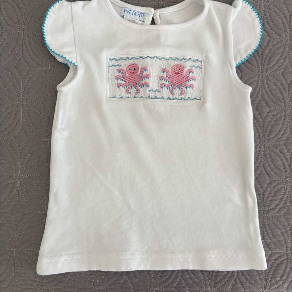 Vive La fete cute octopus shirt